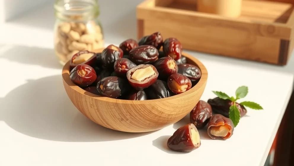 Hälsosamma mellanmål hemma med dadelsnacks